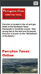 Mobile Screenshot of perryton.com